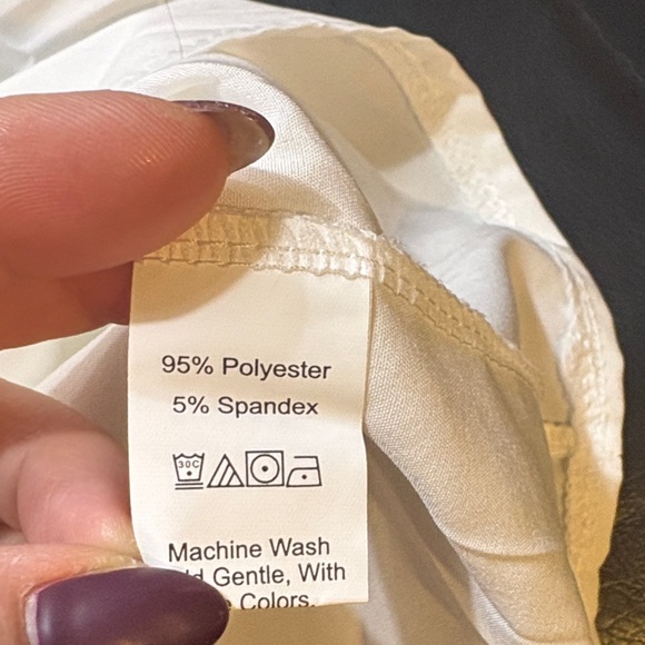 Source Unknown Cream Victorian-Style Ruffle Blouse - Picture 5 of 5